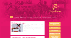 Desktop Screenshot of mujerahora.org.uy